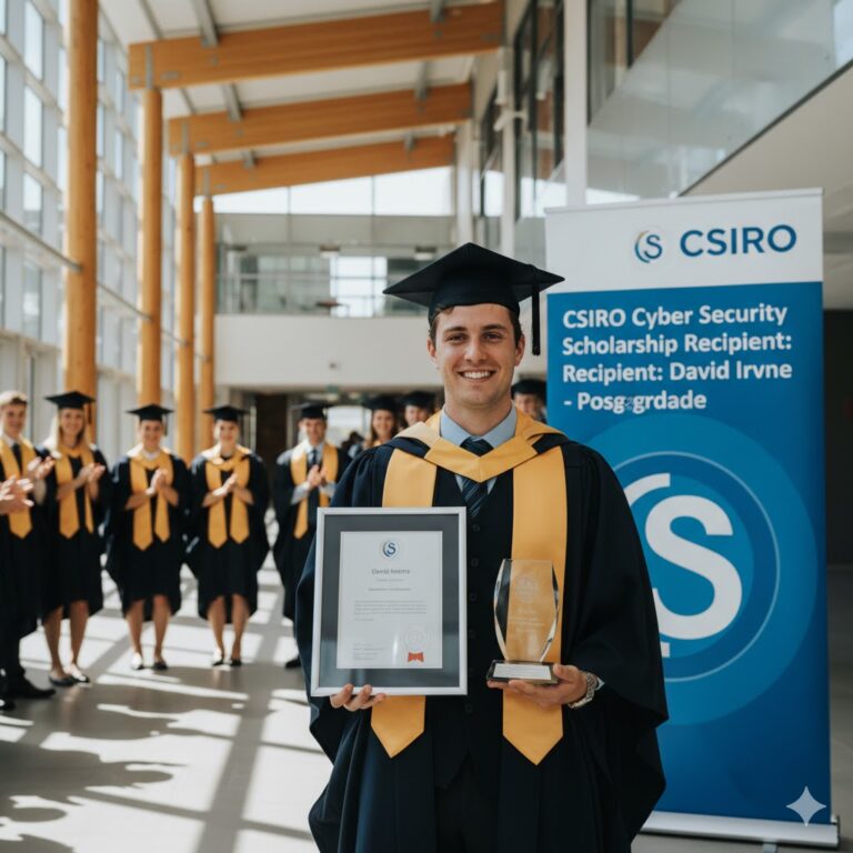 David Irvine Postgraduate CSIRO’s Prestigious Cyber Security Scholarship