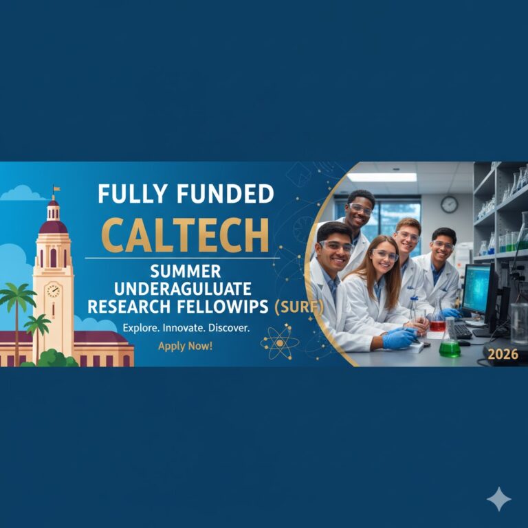Fully Funded Caltech Summer Undergraduate Research Fellowships (SURF) 2026