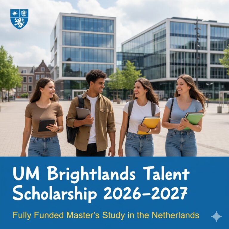 UM Brightlands Talent Fully Funded Master’s Scholarship 2026–2027 Netherlands