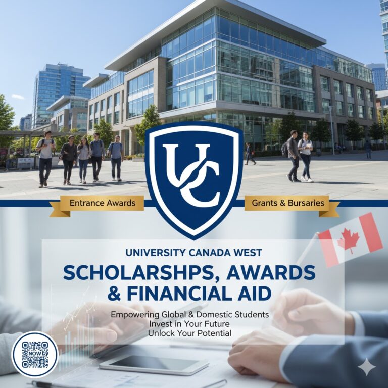 University Canada West (UCW) Scholarships, Awards, and Financial Aid