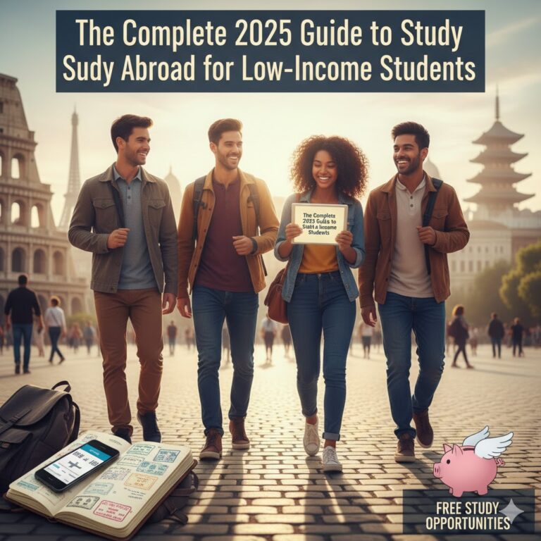 The Complete 2025 Guide to Study Abroad for Low-Income Students