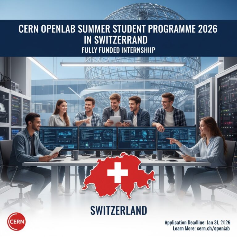 CERN OPENLAB Summer Student Programme 2026 in Switzerland | Fully Funded Internship