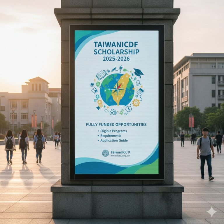 TaiwanICDF Fully Funded Scholarship 2025–2026: Eligible Programs, Requirements, and Application Guide