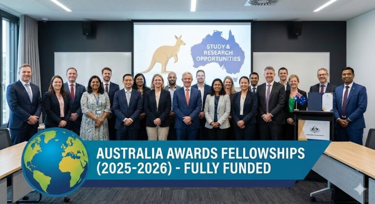 Australia Awards Fully Funded Fellowships (2026)