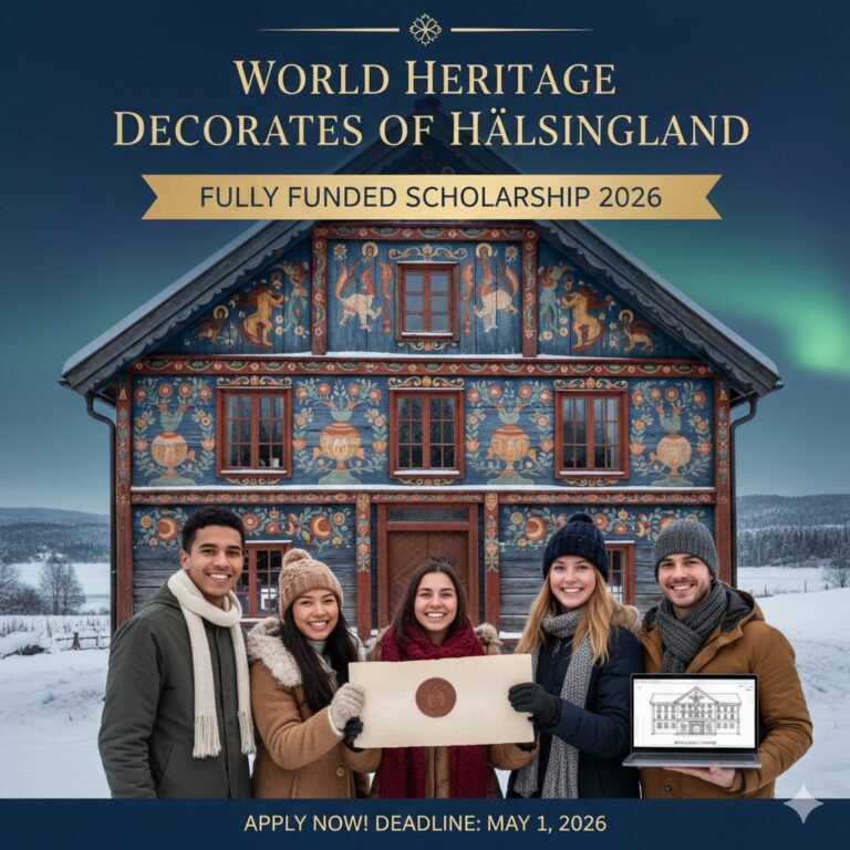 World Heritage Decorated Farmhouses of Hälsingland Fully Funded Scholarship 2026